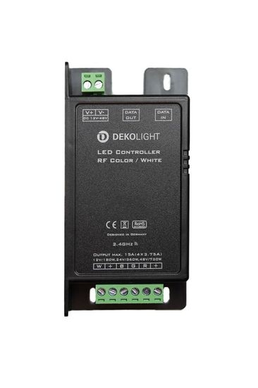 Deko-Light Controller, RF Color + White, dimmbar Funkfernbedienung, 12/24/48VDC 843067