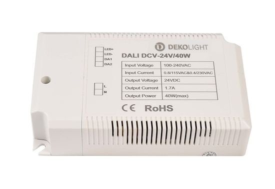 Deko-Light LED-Netzgerät, BASIC, DIM, CV, EUP40D-1W24V-0, dimmbar DALI-Bus Push, 40W 843278