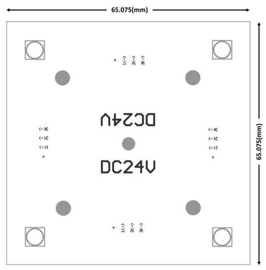 Deko-Light Modular System, Modular Panel II 2x2, 5050, SMD, Kaltweiß, 6300 K, 24V DC,65 848004