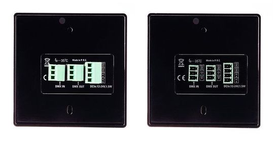 Deko-Light Controller, DMX Wandsteuerung X-Fade-6 II, dimmbar DMX512 / IR Fernbedienung, 12-24VDC 861203