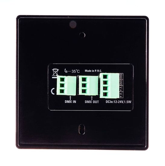 Deko-Light Controller, DMX Wandsteuerung X-Fade-6 II, dimmbar DMX512 / IR Fernbedienung, 12-24VDC 861203