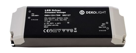 Deko-Light LED-Netzgerät, BASIC, CV, Q8H-12-75W, 75W 862127