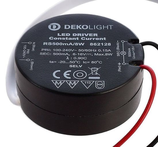 Deko-Light LED-Netzgerät, ROUND, CC, RS500mA/8W, 3-8W 862128