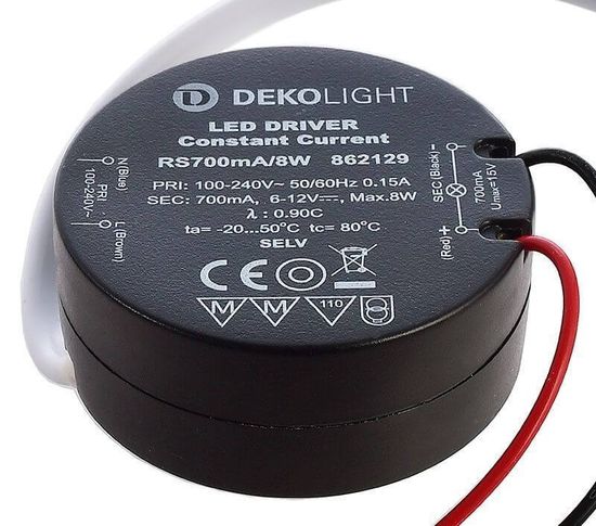 Deko-Light LED-Netzgerät, ROUND, CC, RS700mA/8W, 4,20-8W 862129
