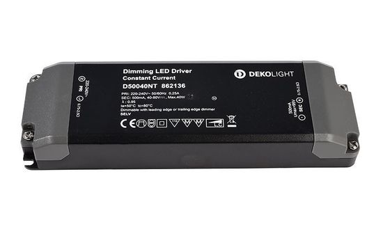 Deko-Light LED-Netzgerät, BASIC, DIM, CC, D50040NT/40W, dimmbar, 20-40W 862136