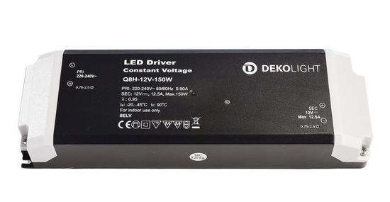 Deko-Light LED-Netzgerät, BASIC, CV, Q8H-12-150W, 150W 862167