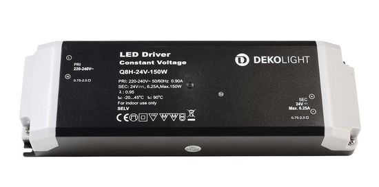Deko-Light LED-Netzgerät, BASIC, CV, Q8H-24-150W, 150W 862168