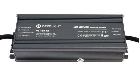 Deko-Light LED-Netzgerät, IP, CV, V6-150-12, 150W 872086