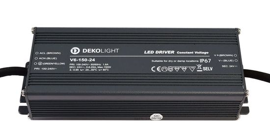 Deko-Light LED-Netzgerät, IP, CV, V6-150-24, 150W 872087