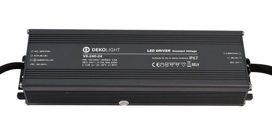 Deko-Light LED-Netzgerät, IP, CV, V6-240-24, 240W 872089