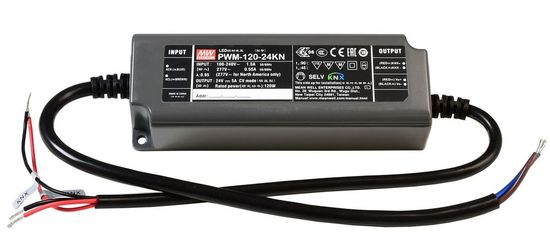 Meanwell Netzgerät, CV, PWM-120-24KN, dimmbar KNX, 120W 872113