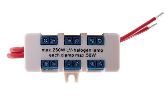 HEP, Niedervolt Schraubverteiler 6-fach, Weiß, 63,5mm 930006