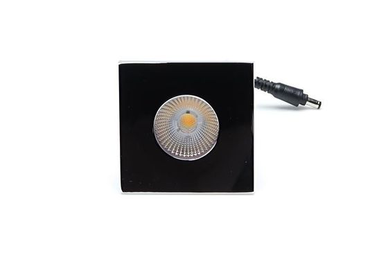 Deko-Light Abdeckung Chrom eckig für COB 68 IP65 + Mizar II, Alu, Silber, Chrom, 83mm 930077