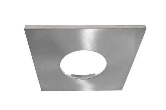 Deko-Light Abdeckung Silbersatiniert eckig für COB 68 IP65 + Mizar II, Alu, Silber, satiniert, 83mm 930079