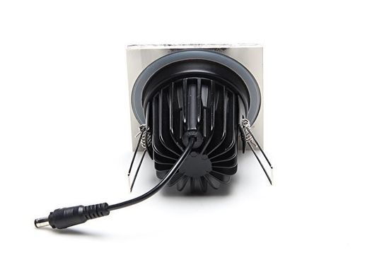 Deko-Light Abdeckung Silbersatiniert eckig für COB 68 IP65 + Mizar II, Alu, Silber, satiniert, 83mm 930079