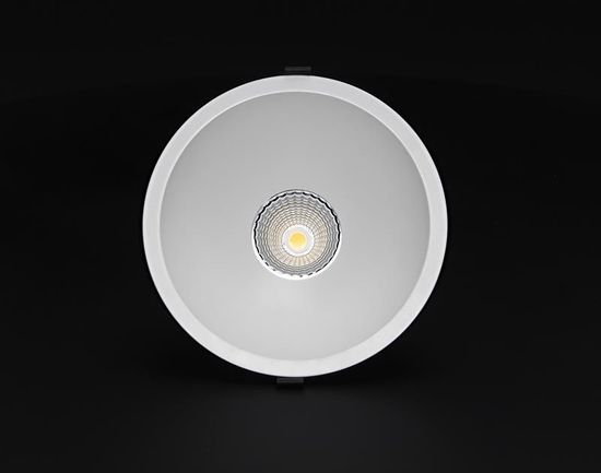 Deko-Light 230 mm Einbauring für Modular Sytem COB, Aluminium, Reinweiß, mattiert 930090