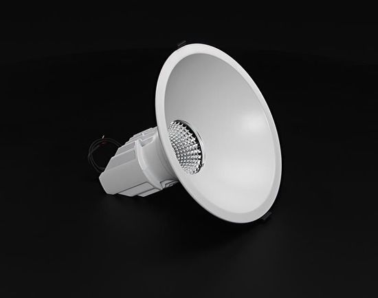 Deko-Light 230 mm Einbauring für Modular Sytem COB, Aluminium, Reinweiß, mattiert 930090