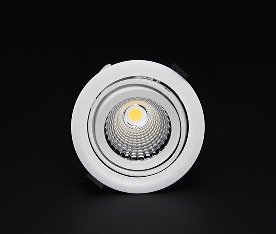 Deko-Light Einbauring schwenkbar für Modular Sytem COB, Aluminium, Reinweiß, mattiert 930091