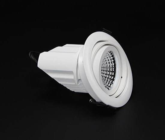Deko-Light Einbauring schwenkbar für Modular Sytem COB, Aluminium, Reinweiß, mattiert 930091