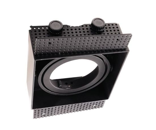 Deko-Light Kardaneinsatz ohne Rahmen für Modular Sytem COB, Aluminium, Signalschwarz, mattiert, 178mm 930095