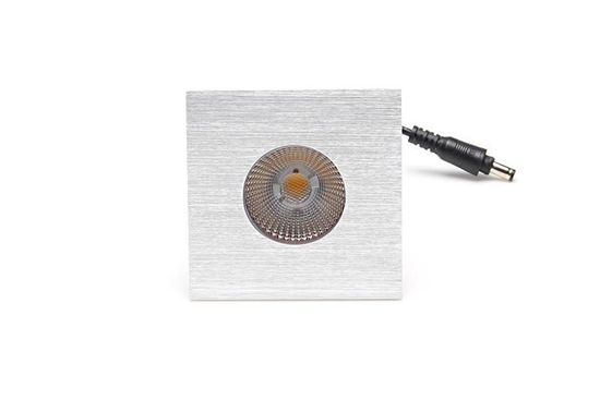 Deko-Light Abdeckung Silber gebürstet eckig für COB 68 IP65 + Mizar II, Alu, Silber, 83mm 930100