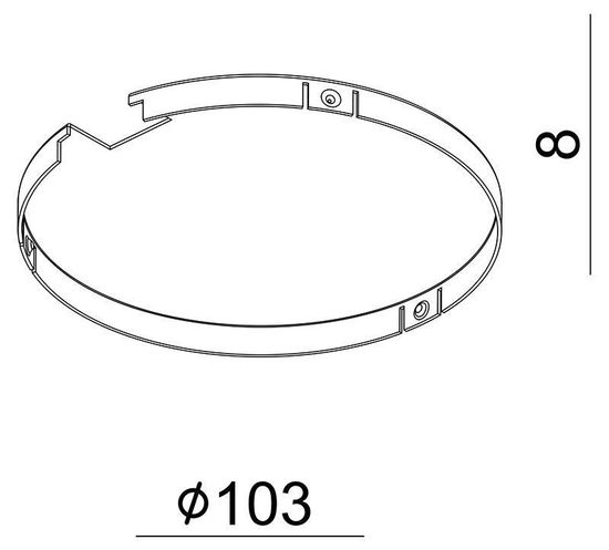 Deko-Light Abdeckung Kühlkörper Weiß für Serie Uni II Max, Alu, Weiß 930395