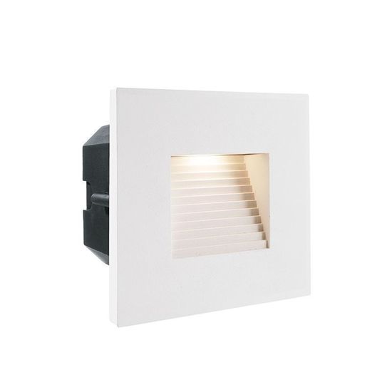 Deko-Light Abdeckung weiß eckig für Light Base II COB Outdoor, Alu, Weiß, 100mm 930416