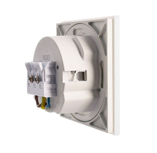 Deko-Light Abdeckung milchig eckig für Alwaid, 78,2mm 930480