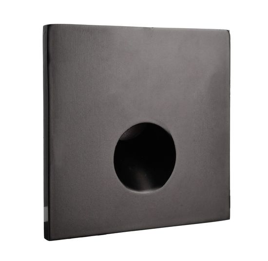 Deko-Light Abdeckung eckig schwarz Auge für Alwaid, schwarz, 75mm 930493