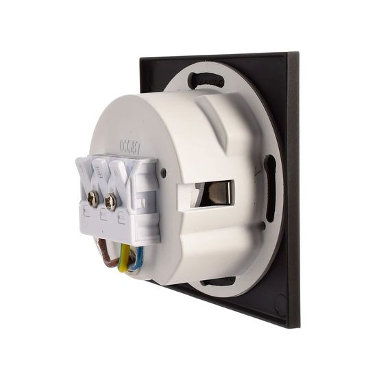 Deko-Light Abdeckung eckig schwarz Auge für Alwaid, schwarz, 75mm 930493