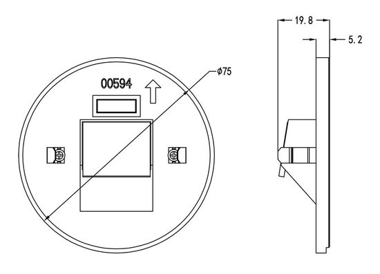 Deko-Light Abdeckung rund schwarz für Alwaid, schwarz 930502