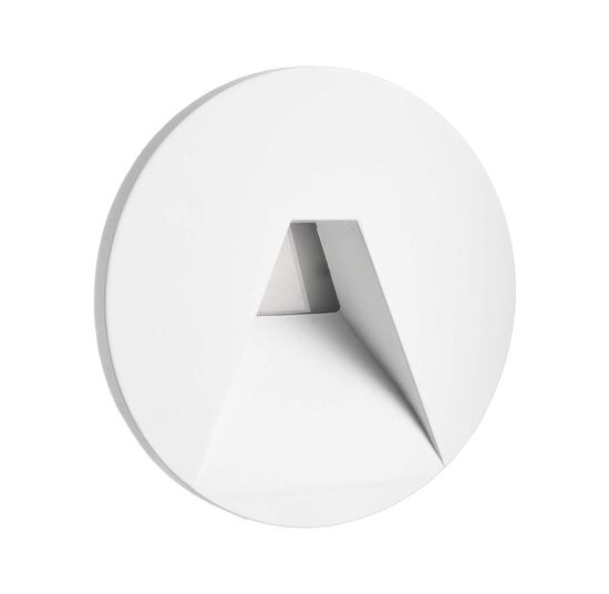 Deko-Light Abdeckung rund weiß Winkel für Alwaid, Aluminium Druckguss 930503