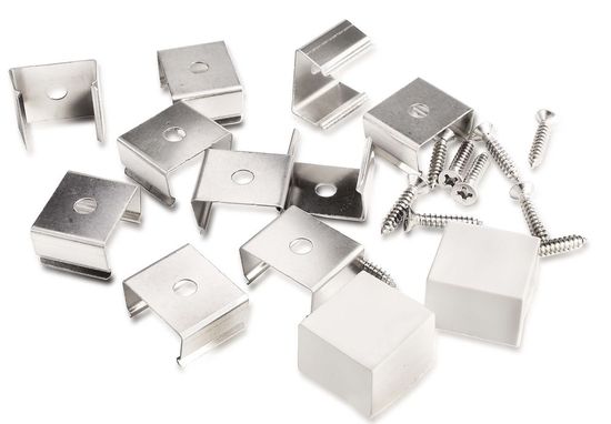 Deko-Light Montageset für D Flex Line 16,0 x 15,0 mm, Alu, Silber 930533