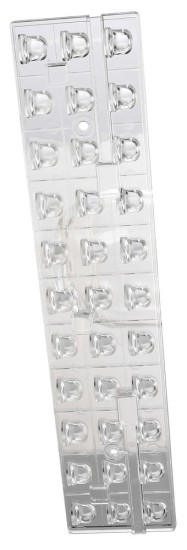 Deko-Light 15° Linse für Deckenaufbauleuchte Draconis Asymmetrisch, transparent, 285mm 930577