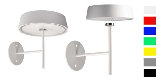 Deko-Light Wandhalter für Magnetleuchte Miram Weiß, Weiß 930618