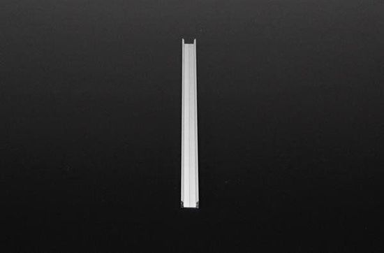 Deko-Light U-Profil flach AU-01-08 für 8 - 9,3mm LED Stripes, Alu, Silber-matt, eloxiert,1m 970000