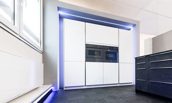 Deko-Light U-Profil flach AU-01-12 für 12 - 13,3mm LED Stripes, Alu, Silber-matt, eloxiert,1m 970040