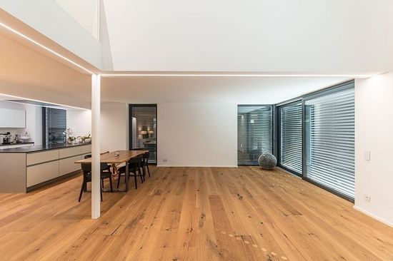 Deko-Light U-Profil flach AU-01-12 für 12 - 13,3mm LED Stripes, Alu, Silber-matt, eloxiert,1m 970040