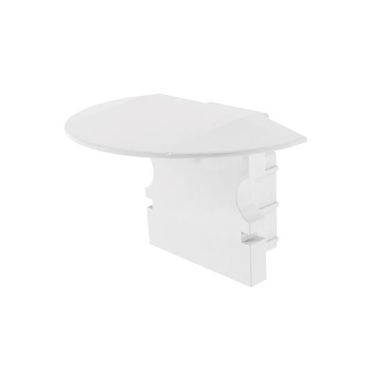 Deko-Light Endkappe P-ET-02-08 Set 2 Stk, Weiß, 23mm 978120