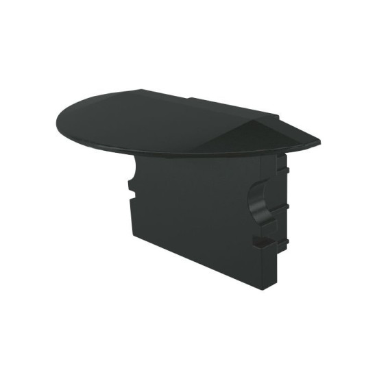 Deko-Light Endkappe P-ET-02-12 Set 2 Stk, Schwarz, 27mm 978142