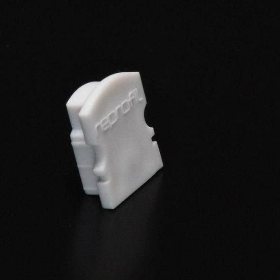 Deko-Light Endkappe F-AU-02-08 Set 2 Stk, Weiß, 14mm 978540