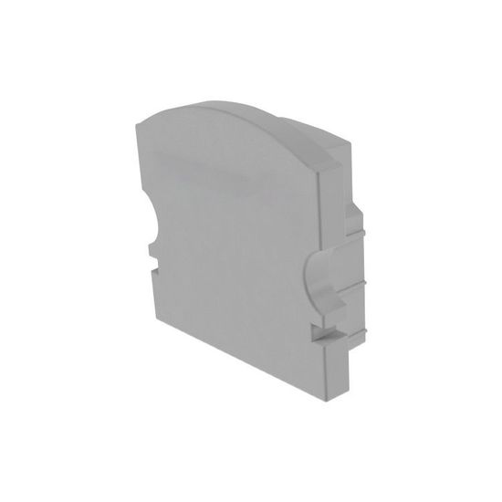 Deko-Light Endkappe F-AU-02-12 Set 2 Stk, Grau, 18mm 978561