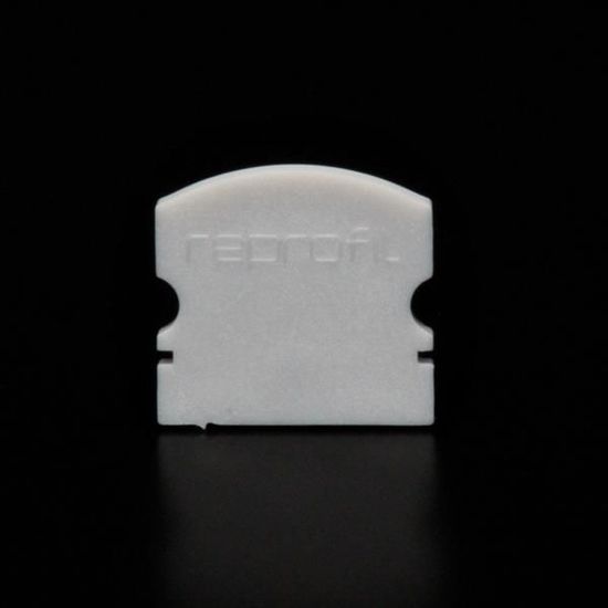 Deko-Light Endkappe F-AU-02-12 Set 2 Stk, Grau, 18mm 978561