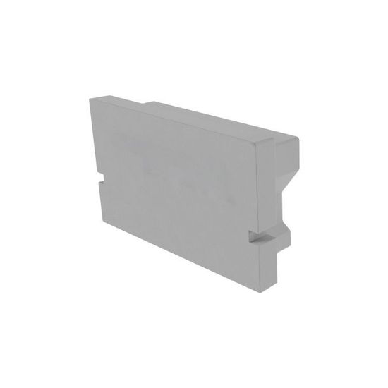 Deko-Light Endkappe H-AU-01-15 Set 2 Stk, Grau, 21mm 979091