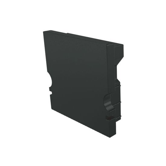 Deko-Light Endkappe H-AU-02-15 Set 2 Stk, Schwarz, 21mm 979112