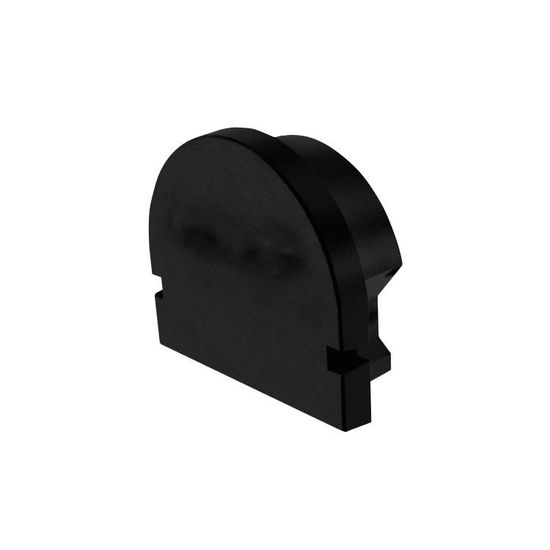 Deko-Light Endkappe R-AU-01-12 Set 2 Stk, Schwarz, 18mm 979512