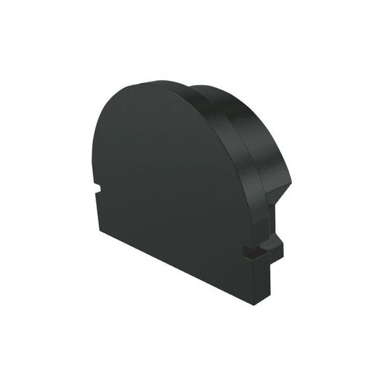 Deko-Light Endkappe R-AU-01-15 Set 2 Stk, Schwarz, 21mm 979592