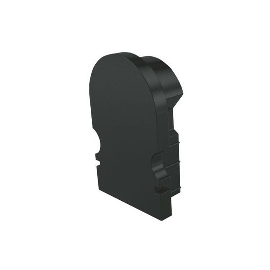 Deko-Light Endkappe R-AU-02-08 Set 2 Stk, Schwarz, 14mm 979602