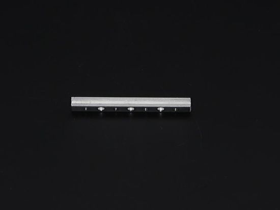 Deko-Light Universal Nutenstein / Längsverbinder Set 2 Stk, Alu, Silber, 80mm 987020