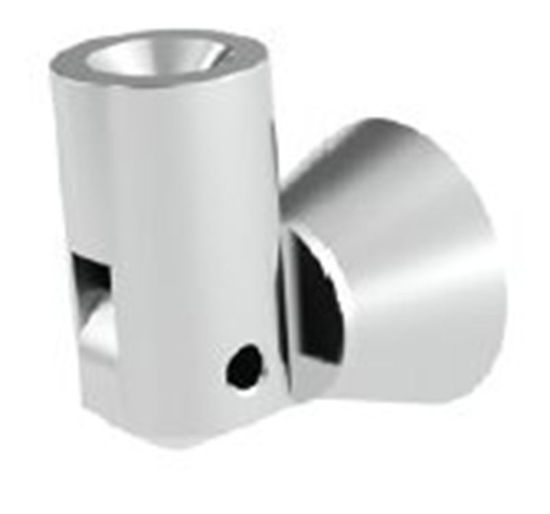 Deko-Light Universal Halteclip Aufnahme (schwenkbar) Set 2 Stk, Metall, Silber 987080